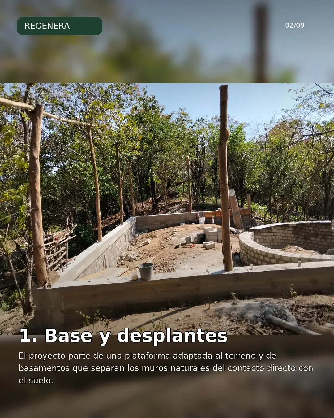 Proyecto Samaritan en Tonameca: cimentación y desplantes